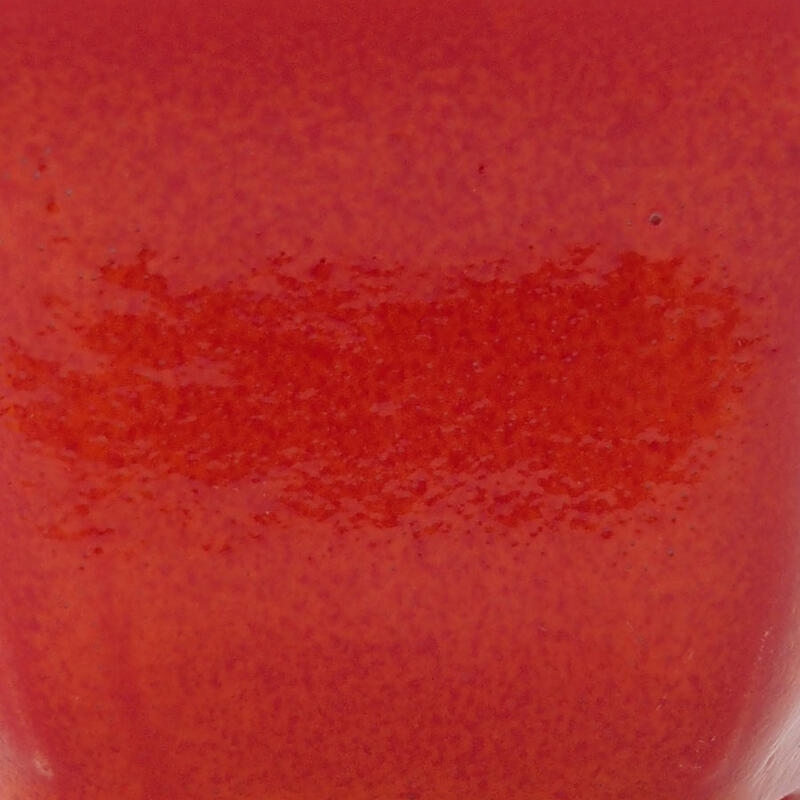 Ciotola per bonsai in ceramica 11 x 10 x 5,5 cm, colore rosso