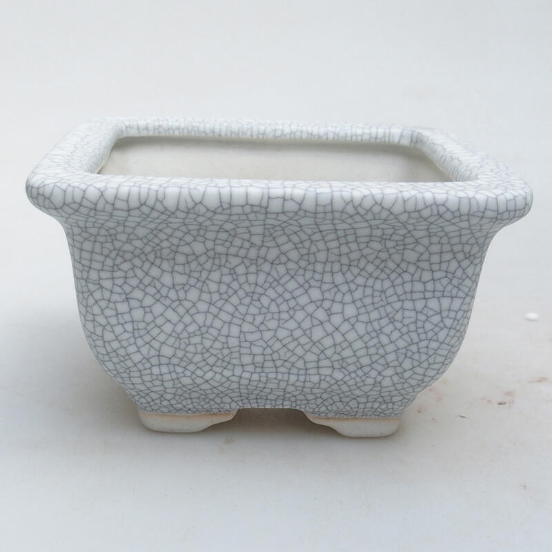 Ciotola bonsai in ceramica 11 x 11 x 6,5 cm, colore raku