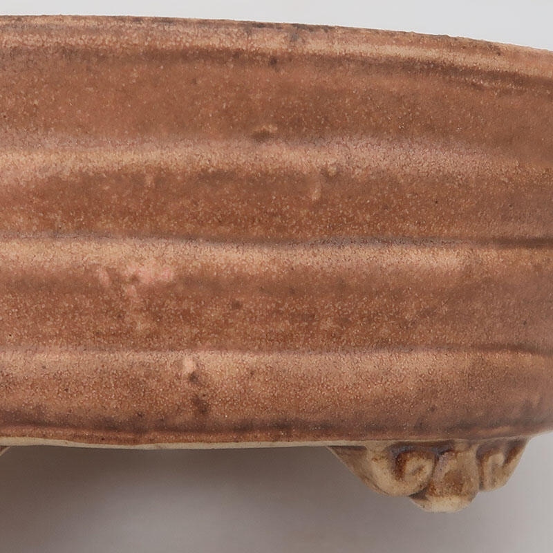 Ciotola bonsai in ceramica 11 x 9,5 x 5 cm, rosa