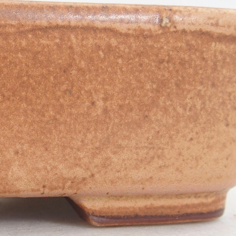 Ciotola bonsai in ceramica 12,5 x 10 x 4 cm, rosa