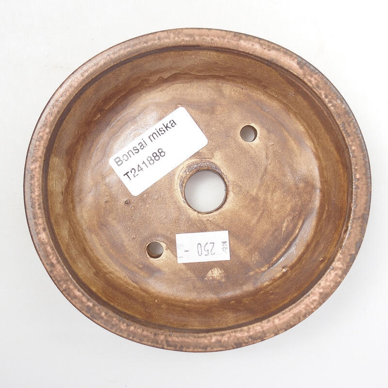 Ciotola bonsai in ceramica 12,5 x 12 x 3,5 cm, rosa