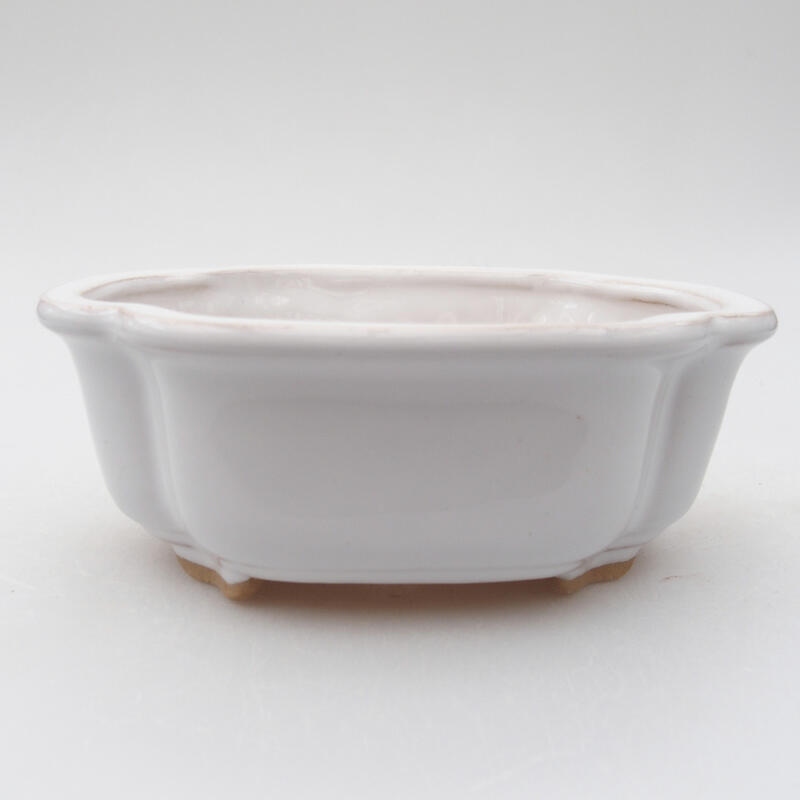 Ciotola per bonsai in ceramica 12,5 x 9,5 x 5 cm, verde