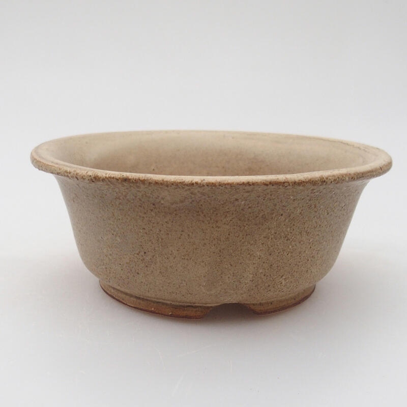 Ciotola per bonsai in ceramica 12 x 12 x 5 cm, marrone