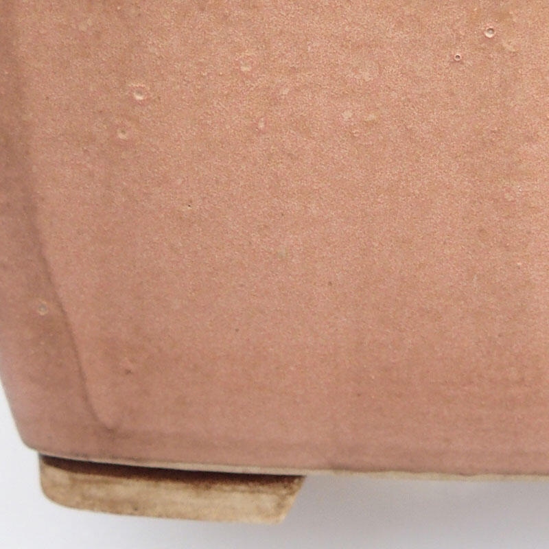 Ciotola bonsai in ceramica 12 x 12 x 8 cm, rosa