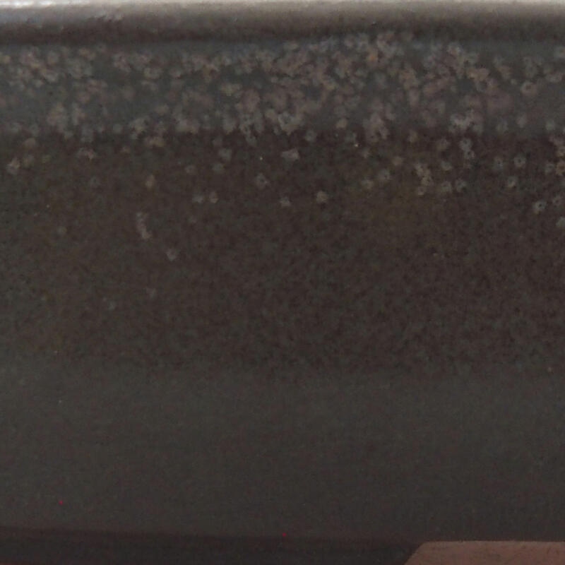 Ciotola per bonsai in ceramica 12 x 8,5 x 3 cm, grigio