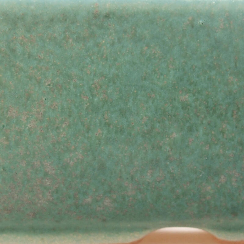 Ciotola per bonsai in ceramica 12 x 8,5 x 4,5 cm, verde