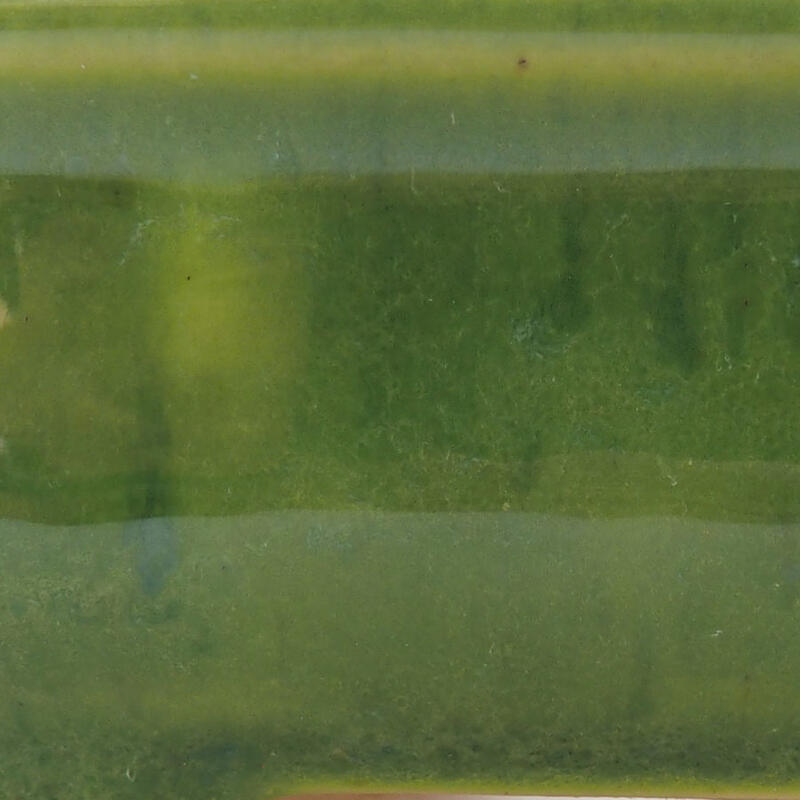 Ciotola per bonsai in ceramica 12 x 9 x 4,5 cm, verde