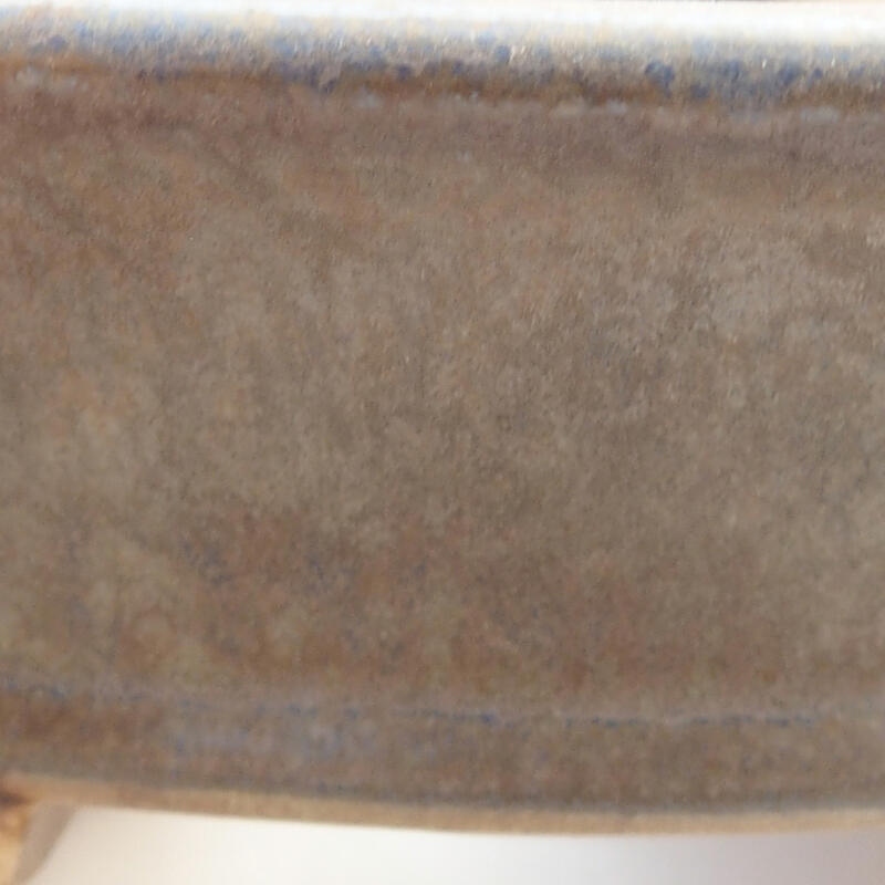 Ciotola bonsai in ceramica 13,5 x 12 x 4 cm, colore blu