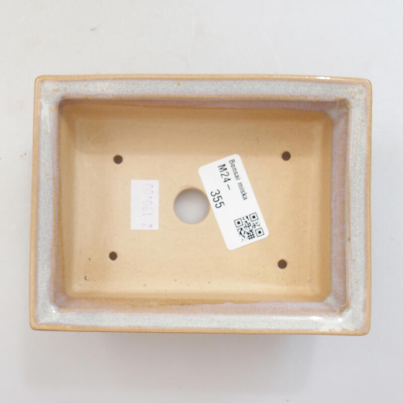 Ciotola bonsai in ceramica 13 x 10 x 4 cm, grigio