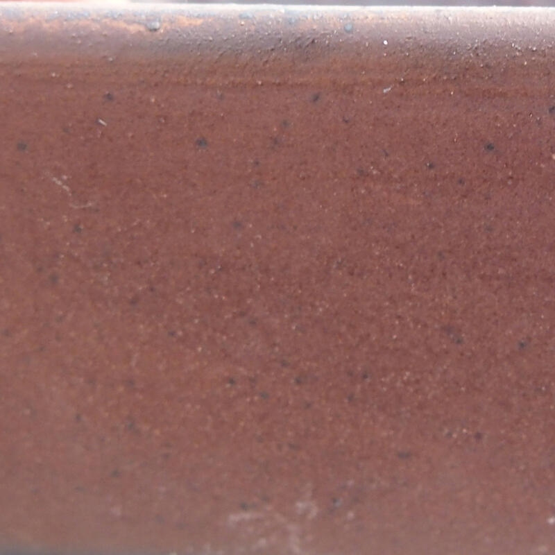 Ciotola per bonsai in ceramica 13 x 11 x 5 cm, marrone