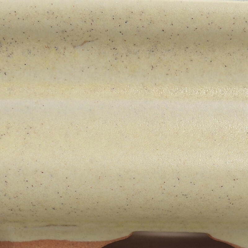 Ciotola bonsai in ceramica 13 x 13 x 4,5 cm, giallo