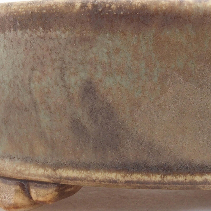 Ciotola bonsai in ceramica 13 x 13 x 4 cm, verde