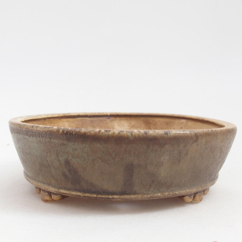 Ciotola bonsai in ceramica 13 x 13 x 4 cm, verde