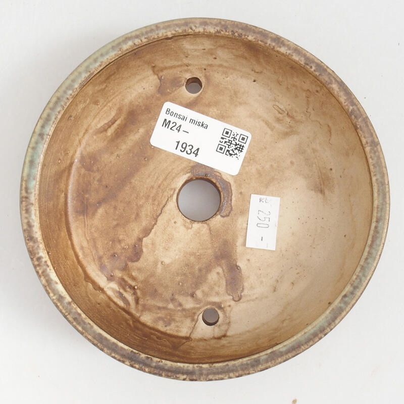 Ciotola bonsai in ceramica 13 x 13 x 4 cm, verde