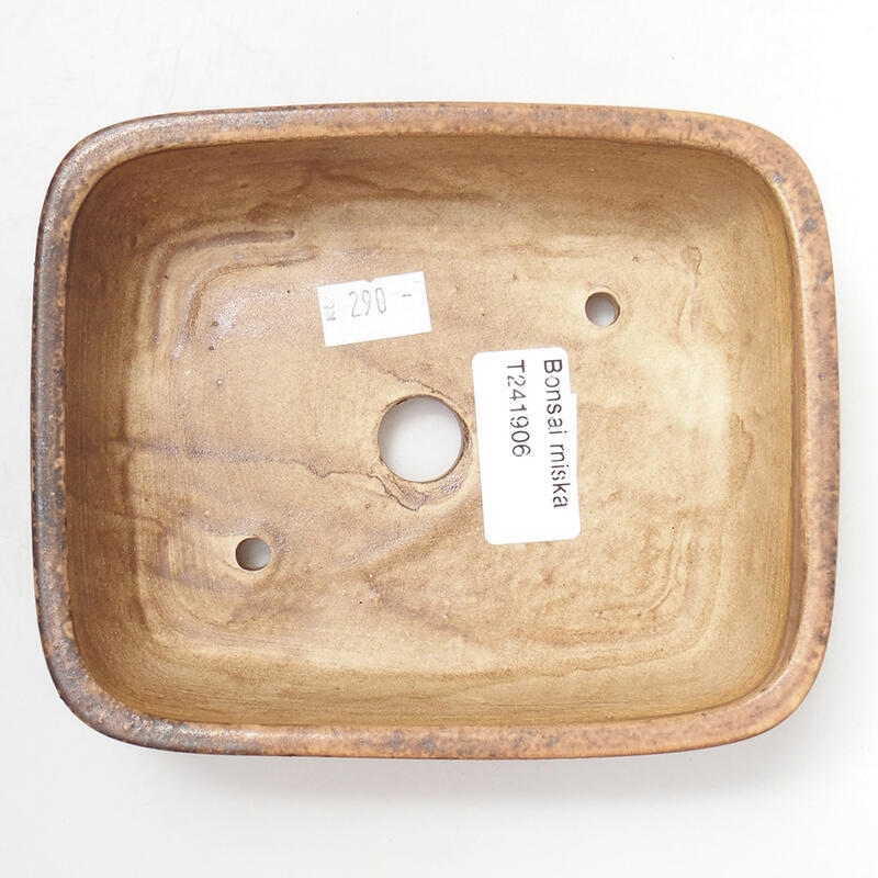 Ciotola bonsai in ceramica 14,5 x 12 x 4 cm, rosa