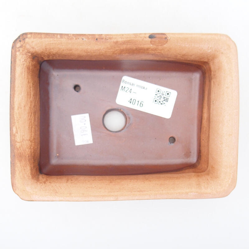 Ciotola bonsai in ceramica 14 x 10,5 x 4 cm, rosa