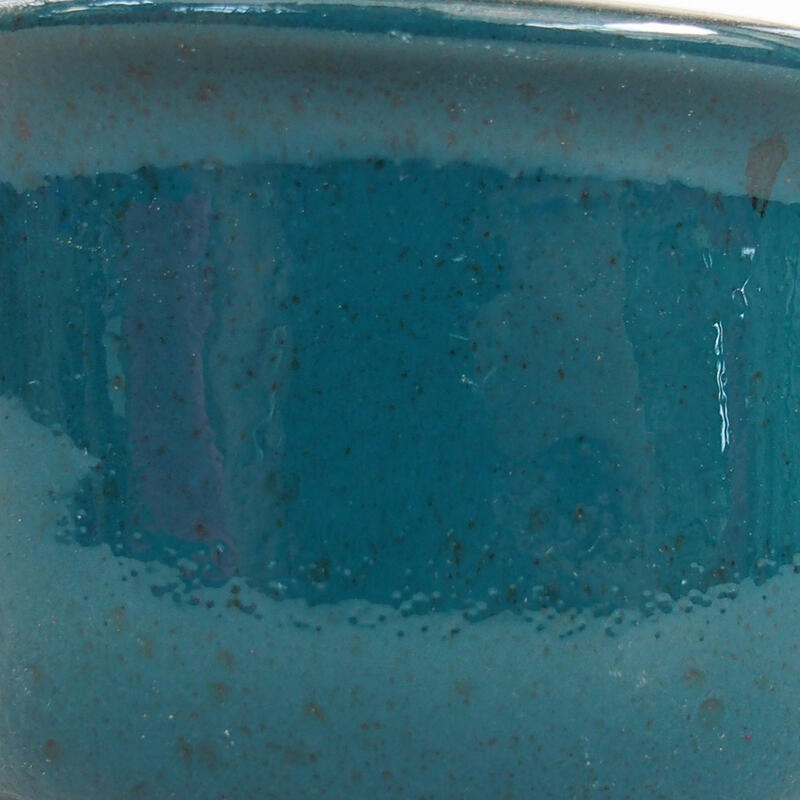 Ciotola per bonsai in ceramica 14 x 11,5 x 6 cm, verde