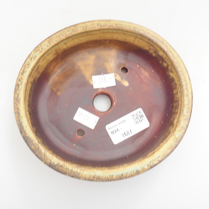 Ciotola bonsai in ceramica 14 x 13 x 4 cm, verde