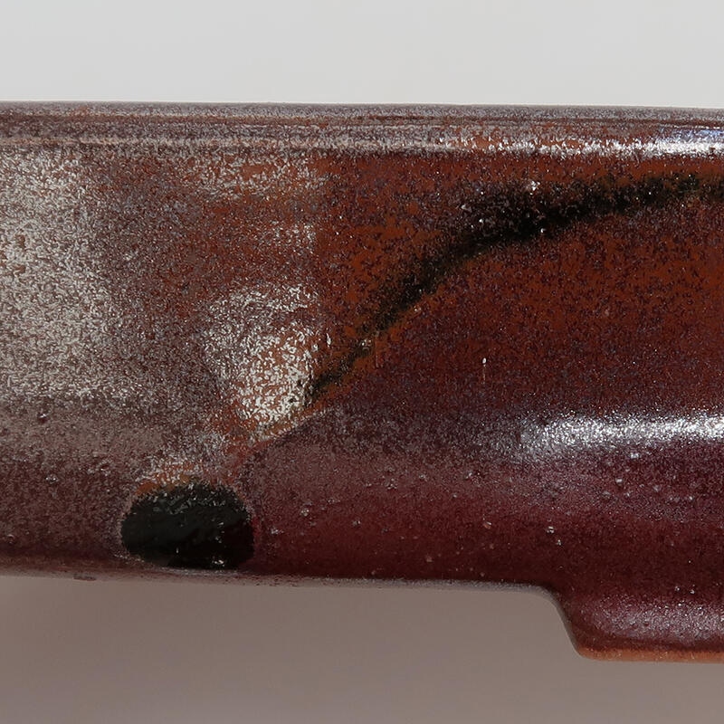 Ciotola per bonsai in ceramica 15,5 x 11 x 3 cm, marrone