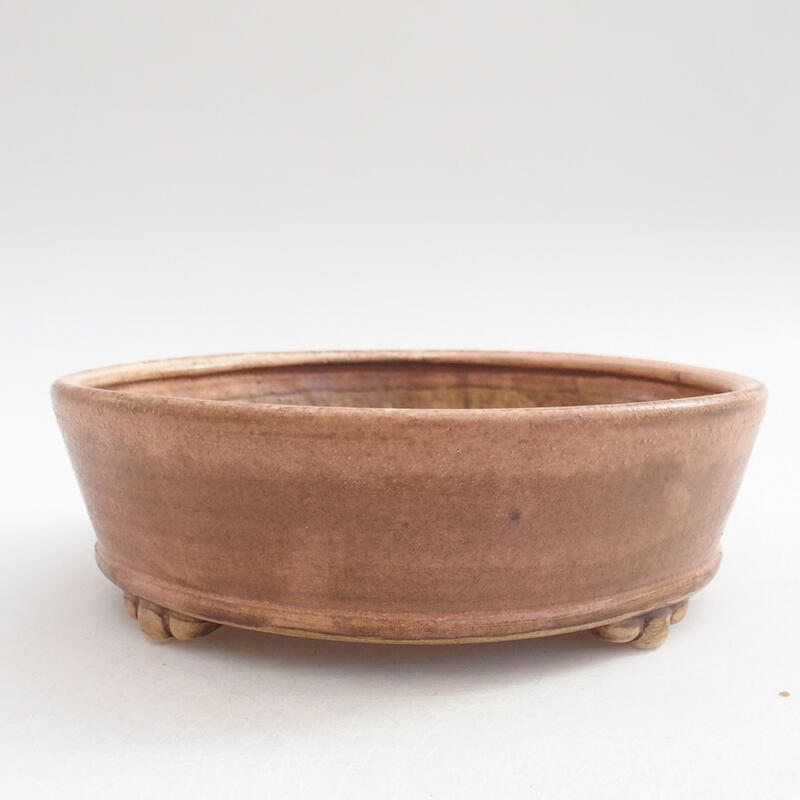 Ciotola per bonsai in ceramica 15,5 x 15,5 x 5 cm, rosa