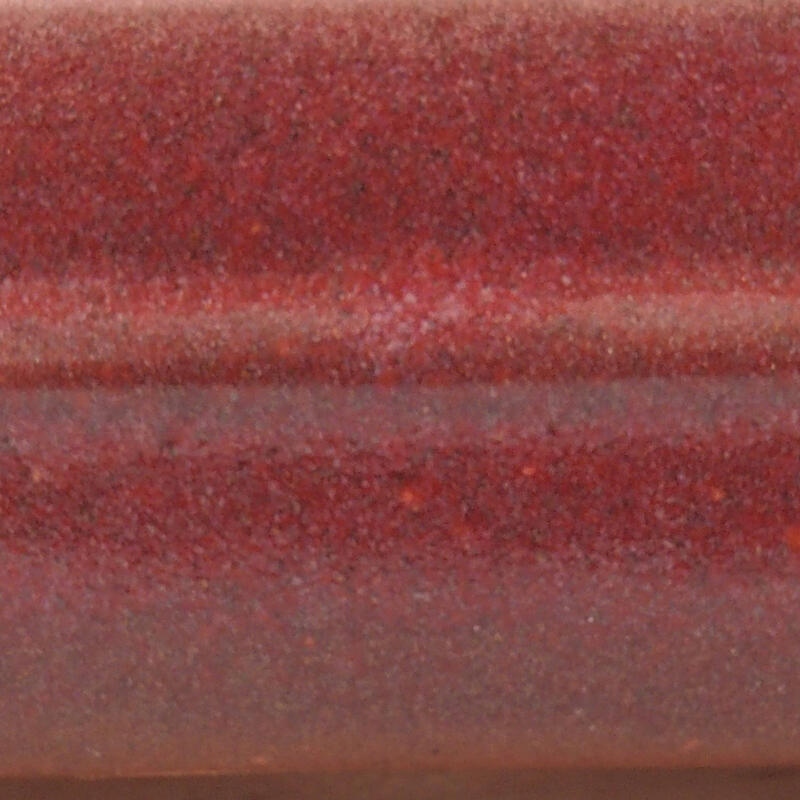 Ciotola per bonsai in ceramica 15 x 12,5 x 4,5 cm, bordeaux