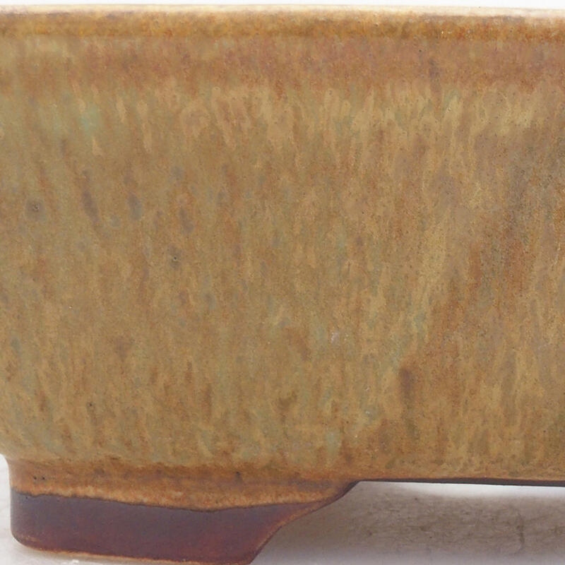 Ciotola per bonsai in ceramica 15 x 13 x 5 cm, verde