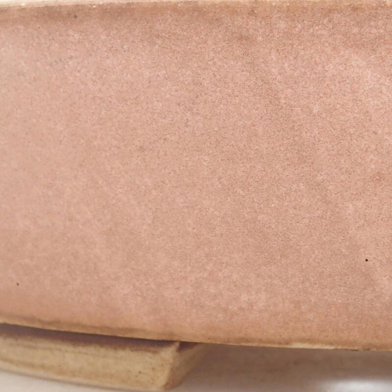 Ciotola bonsai in ceramica 15 x 14 x 4 cm, rosa