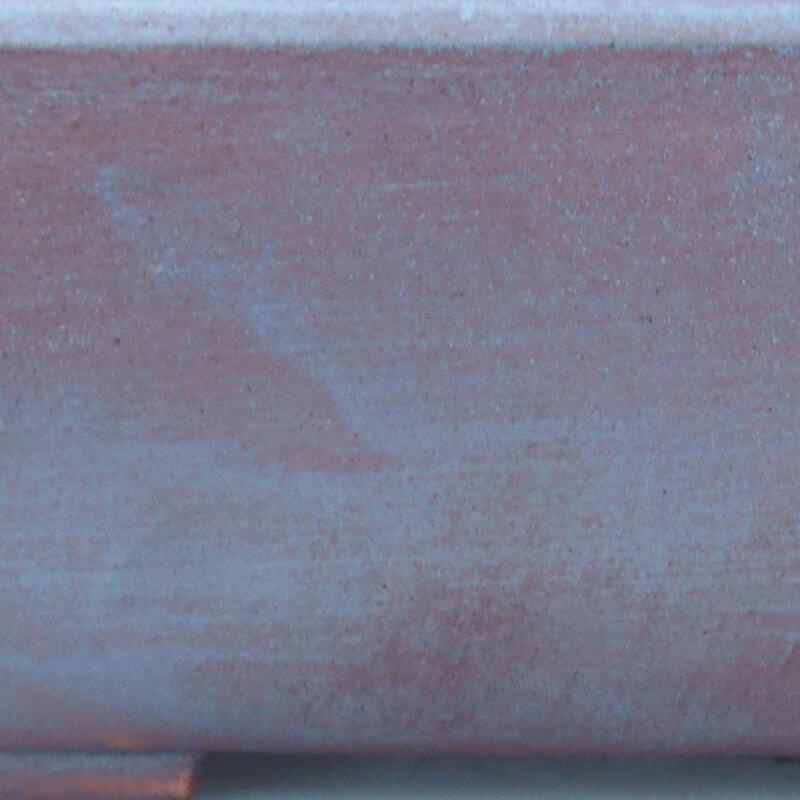 Ciotola bonsai in ceramica 16 x 11 x 5,5 cm, colore metallo