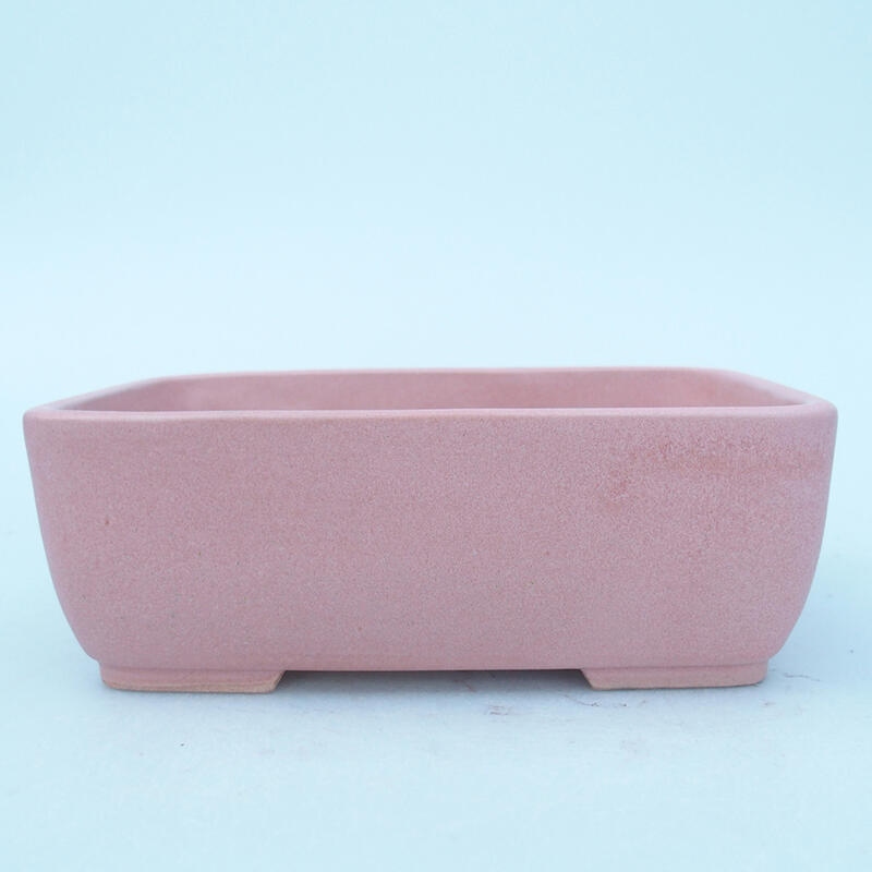 Ciotola bonsai in ceramica 16 x 11 x 5,5 cm, rosa
