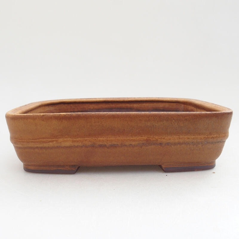 Ciotola bonsai in ceramica 17,5 x 14,5 x 5 cm, rosa