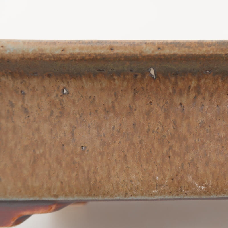 Ciotola bonsai in ceramica 17,5 x 14 x 5,5 cm, colore blu