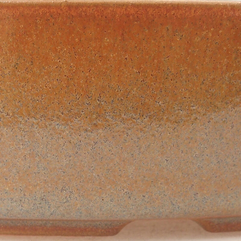 Ciotola per bonsai in ceramica 18,5 x 13,5 x 4,5 cm, marrone