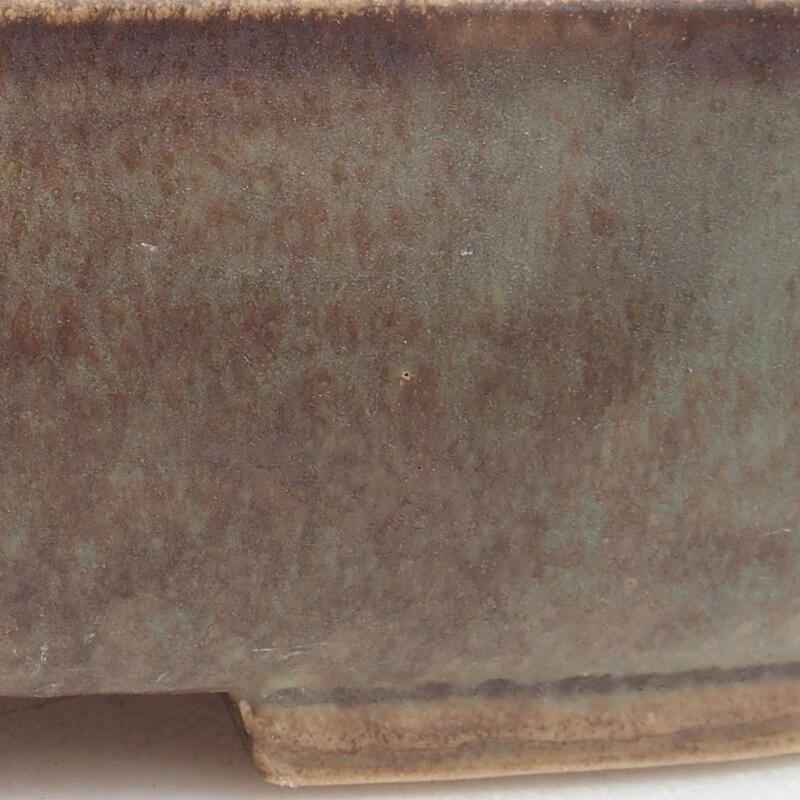 Ciotola bonsai in ceramica 18 x 14,5 x 4,5 cm, verde