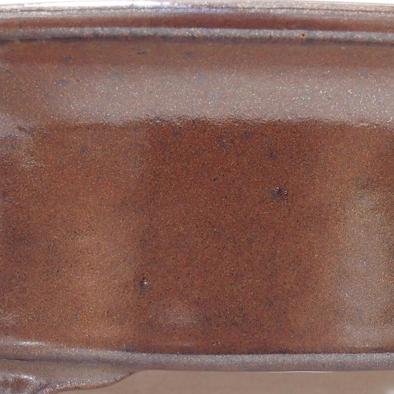 Ciotola bonsai in ceramica 19,5 x 16 x 6,5 cm, marrone