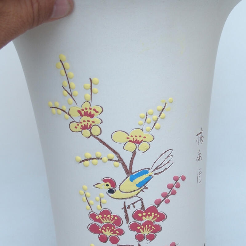 Ciotola bonsai in ceramica 21 x 21 x 27 cm, bianca