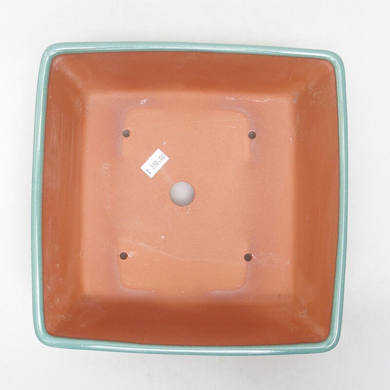 Ciotola bonsai in ceramica 22 x 22 x 9 cm, verde