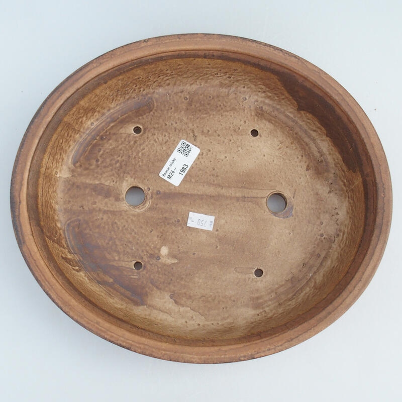 Ciotola bonsai in ceramica 28,5 x 25 x 6 cm, rosa