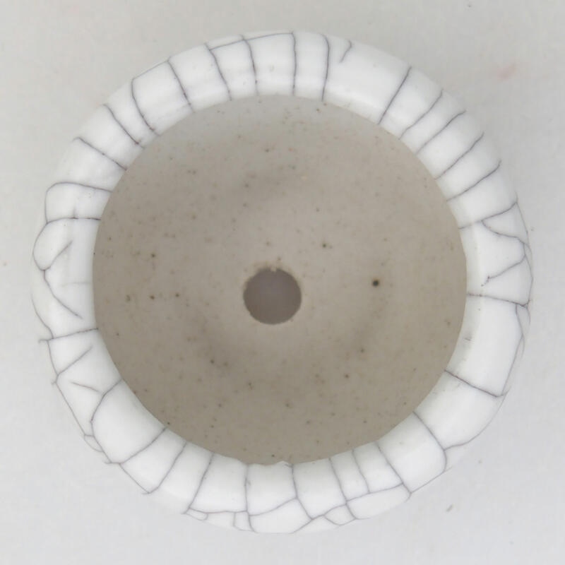 Ciotola bonsai in ceramica 3,5 x 3,5 x 2,5 cm, colore raku