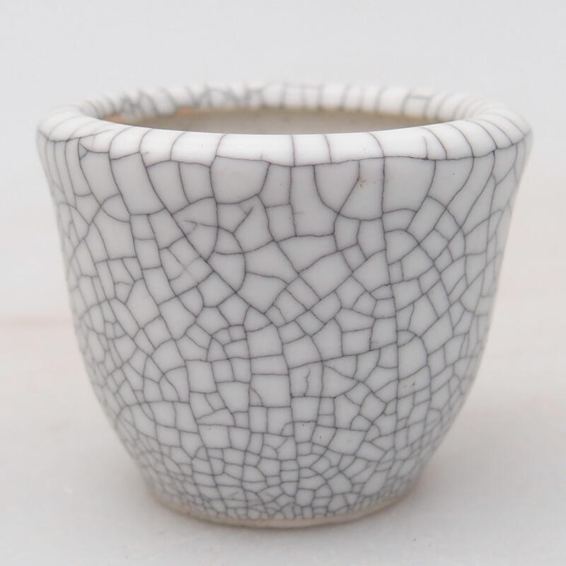 Ciotola bonsai in ceramica 3,5 x 3,5 x 2,5 cm, colore raku