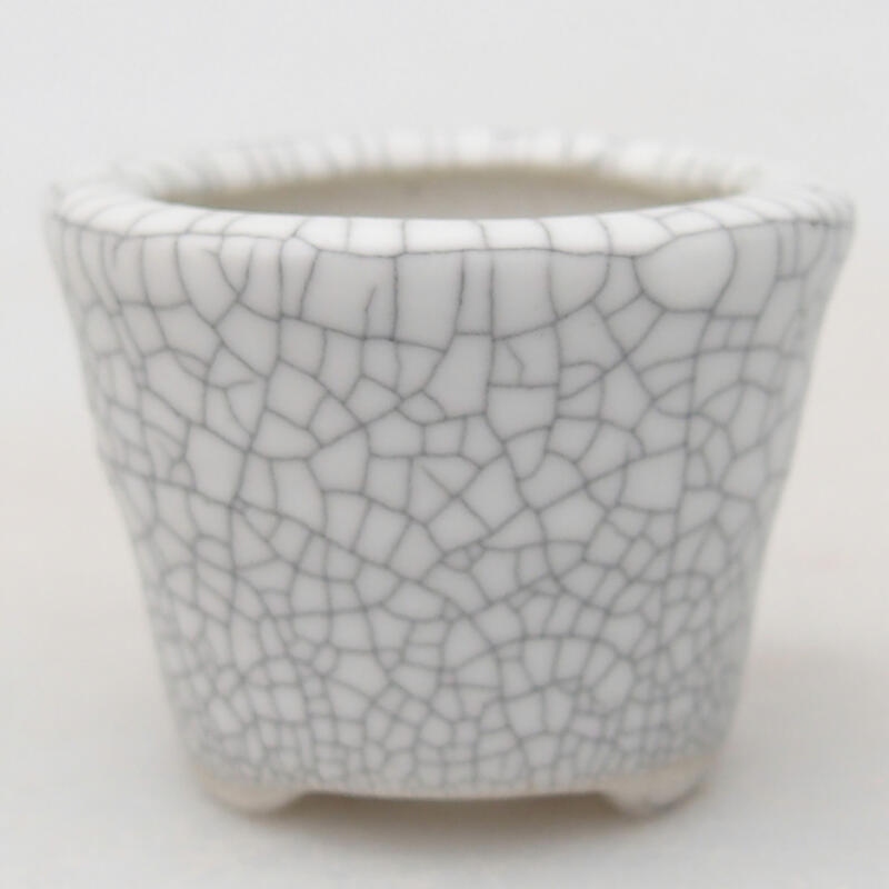 Ciotola bonsai in ceramica 3,5 x 3,5 x 2,5 cm, colore raku