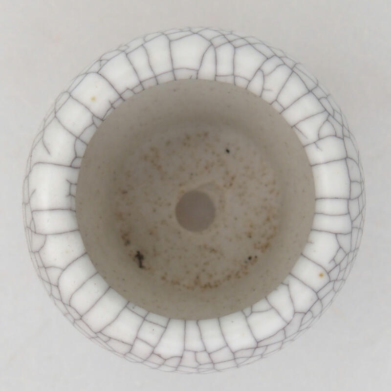 Ciotola bonsai in ceramica 3,5 x 3,5 x 3 cm, colore raku