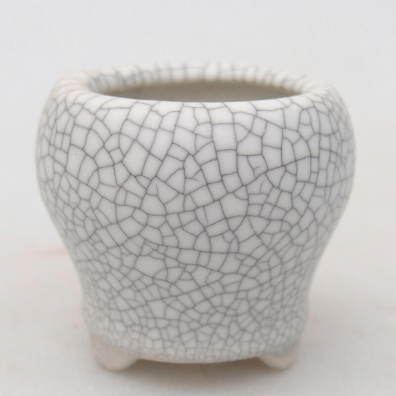 Ciotola bonsai in ceramica 3,5 x 3,5 x 3 cm, colore raku