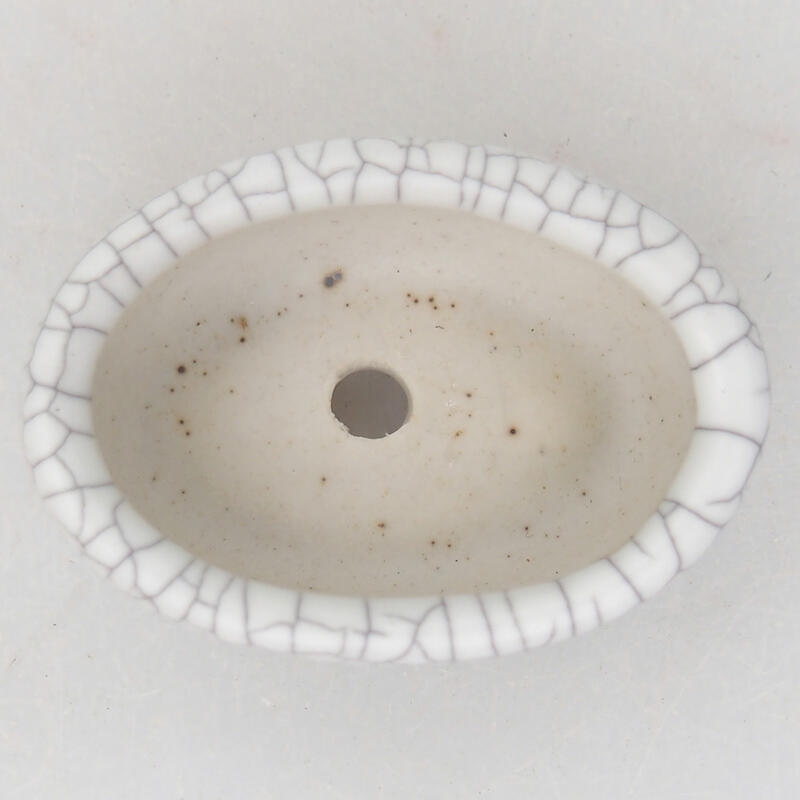 Ciotola bonsai in ceramica 4,5 x 3 x 2 cm, colore raku