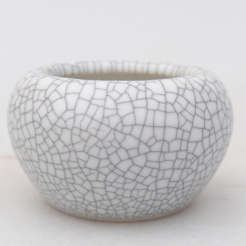 Ciotola bonsai in ceramica 4 x 4 x 2 cm, colore raku