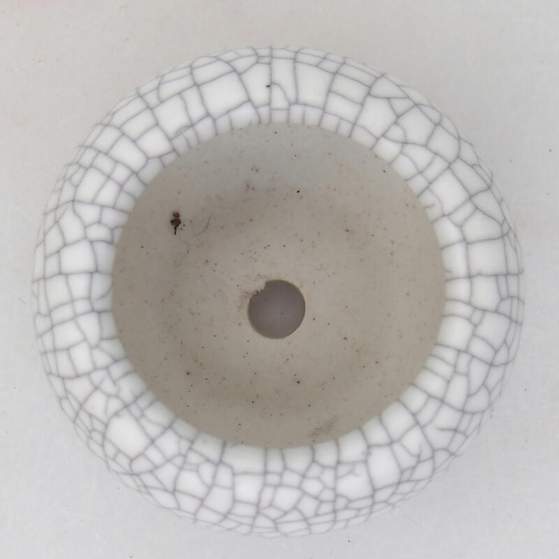 Ciotola bonsai in ceramica 4 x 4 x 2 cm, colore raku