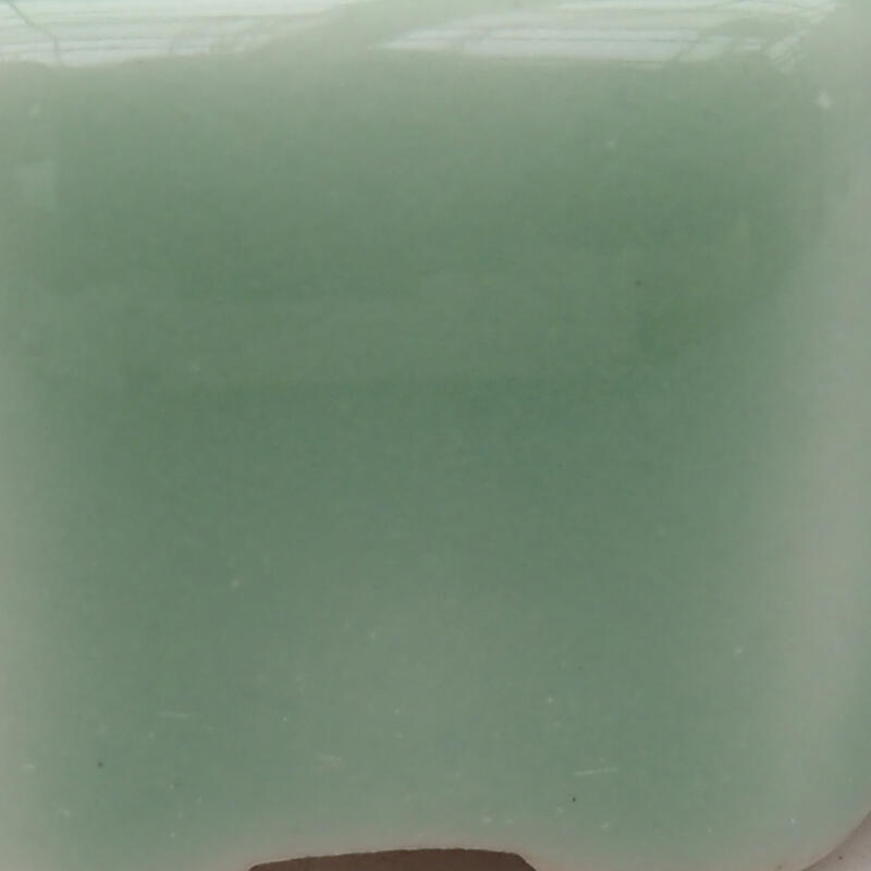 Ciotola per bonsai in ceramica 4 x 4 x 2 cm, verde