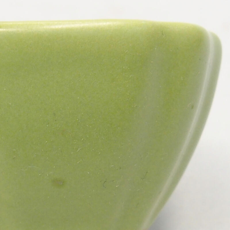 Ciotola per bonsai in ceramica 5 x 5 x 2,5 cm, verde