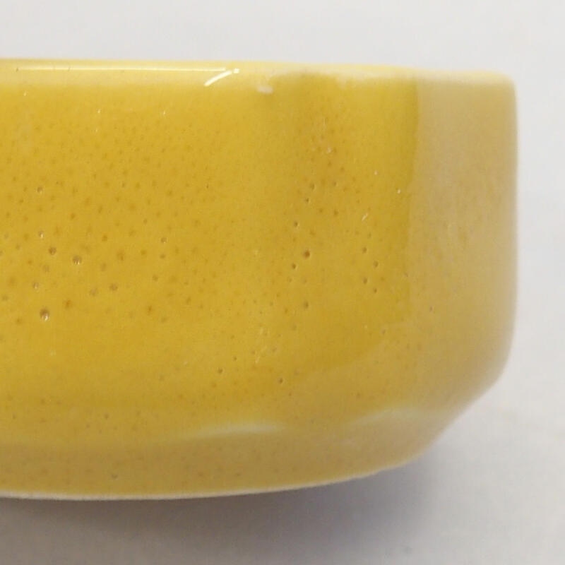 Ciotola bonsai in ceramica 5 x 5 x 2 cm, giallo