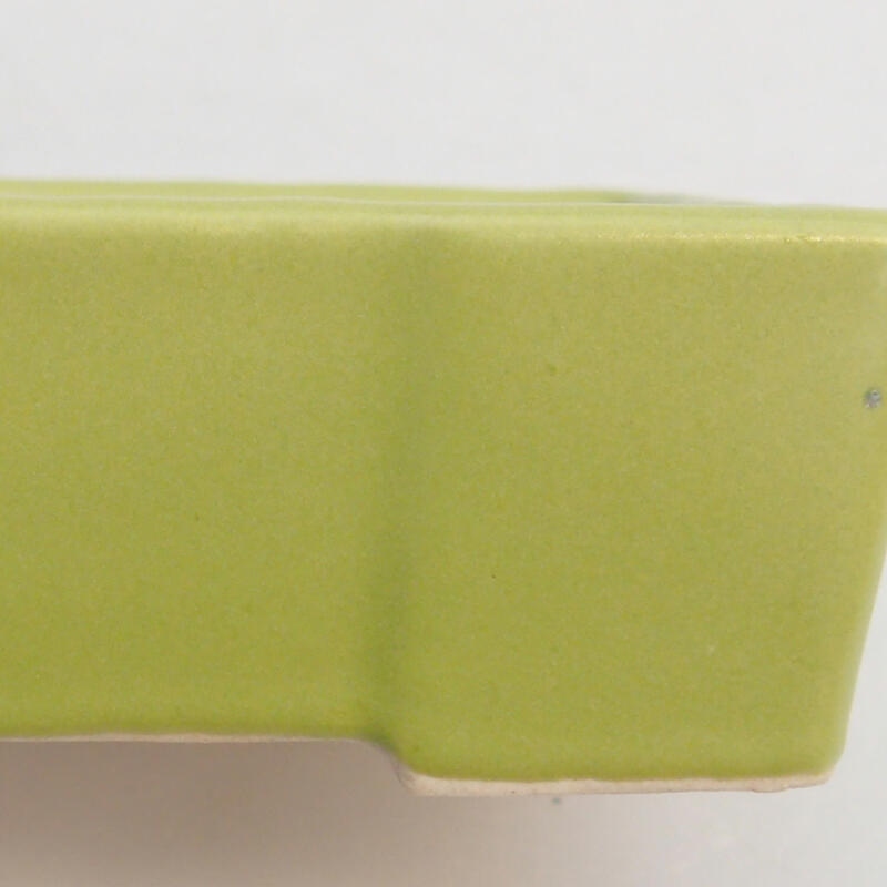 Ciotola per bonsai in ceramica 7,5 x 4 x 3 cm, verde