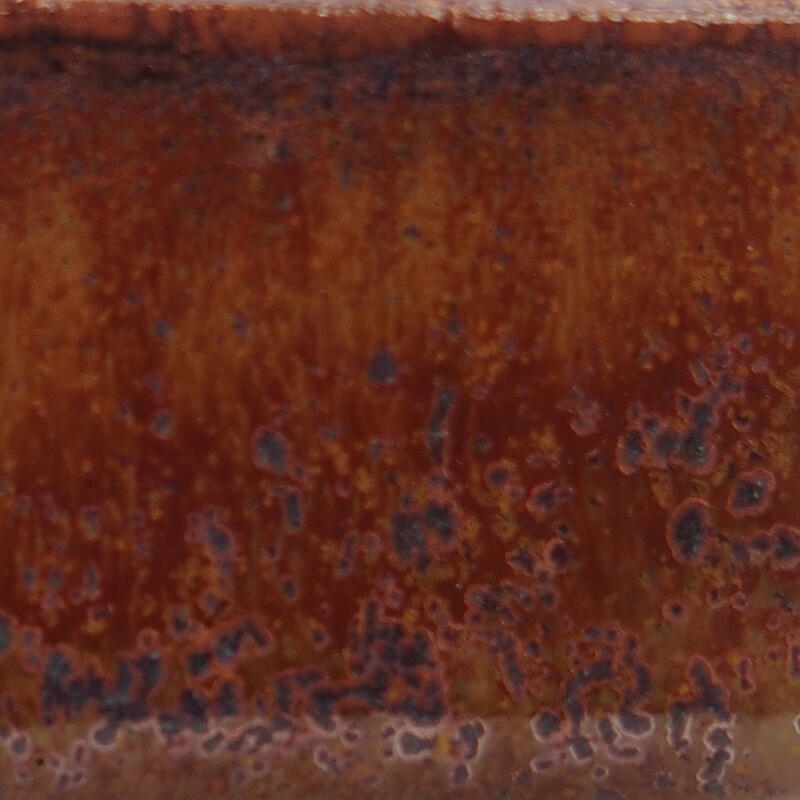 Ciotola per bonsai in ceramica 7 x 7 x 3 cm, marrone